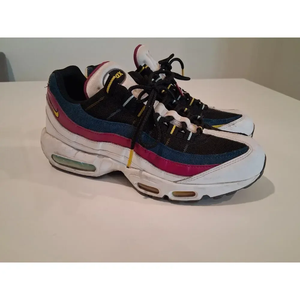 Nike Air Max 95 Cactus Flower White Speed Yellow DC1862-100 Men's Size 9.5